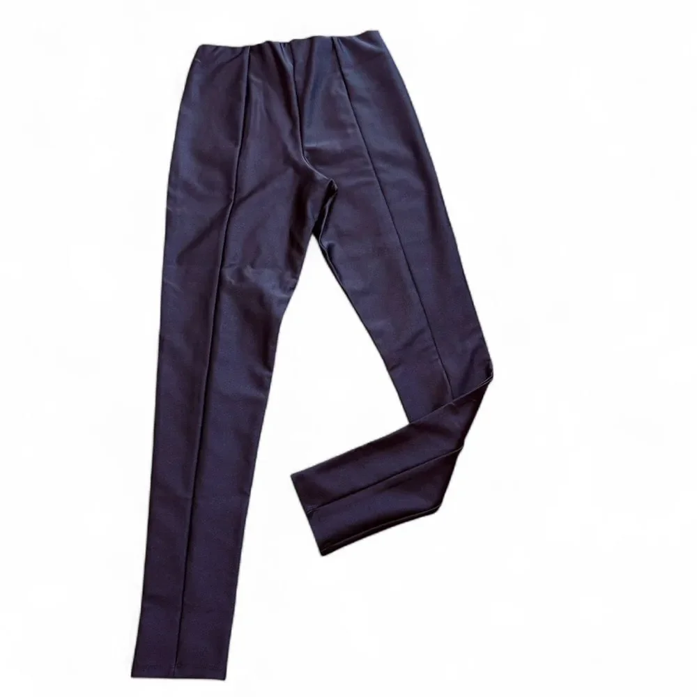 Good American Black Silky Dress Pants